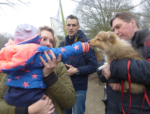 Hoshi 14 weken in de dierentuin